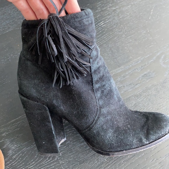 Black suede schutz booties - Picture 2 of 3